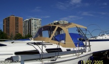 Hunter 33 Dodger Bimini