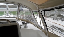 Hunter 38 Dodger Bimini Enclosure