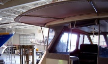 Pearson Power Boat Custom Bimini