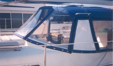 Hughes 40 Bimini Enclosure